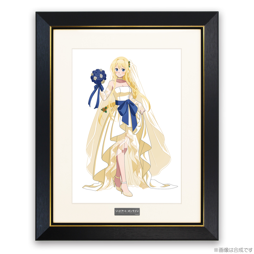 ★限定★描き下ろし アリス A4キャラファイングラフ ウェディングドレスVer.