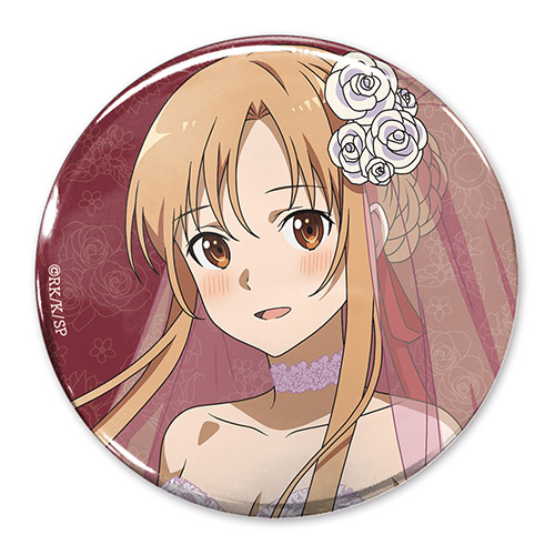 描き下ろし 65mm缶バッジ ウェディングドレスVer.