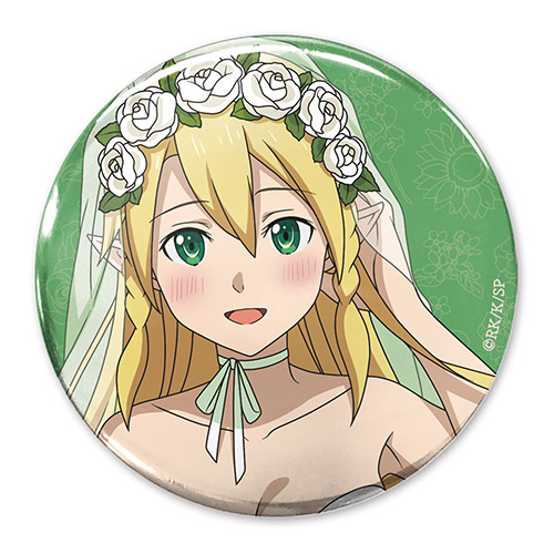 描き下ろし 65mm缶バッジ ウェディングドレスVer.