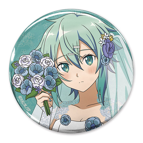 描き下ろし 65mm缶バッジ ウェディングドレスVer.