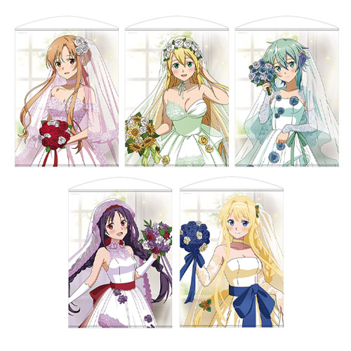 描き下ろし 100cmタペストリー ウェディングドレスVer.