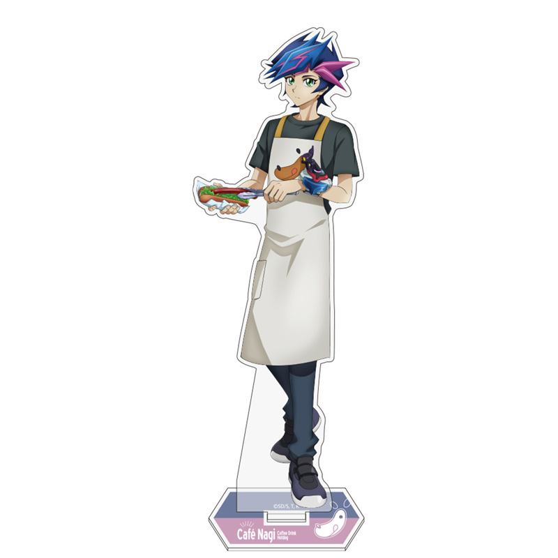 描き下ろし 藤木遊作＆Ai アクリルスタンド（大） Cafè Nagi Ver.