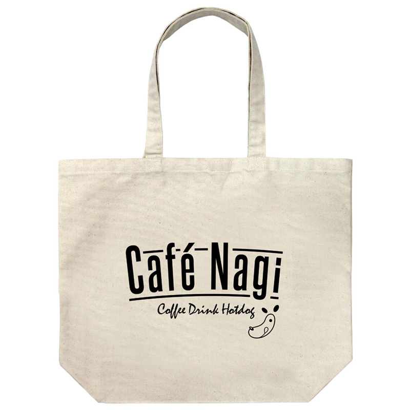 Café Nagiロゴ ラージトート